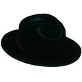 Roaring 20's Black Velour Fedora - 24 Pack